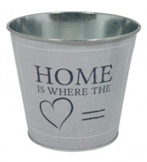 Plechový květináč Home (menší)